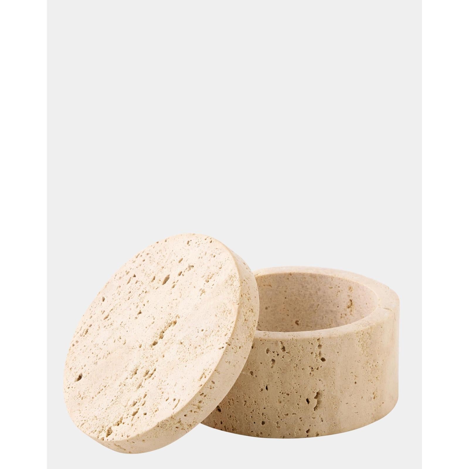 Global Views Girare Travertine Box