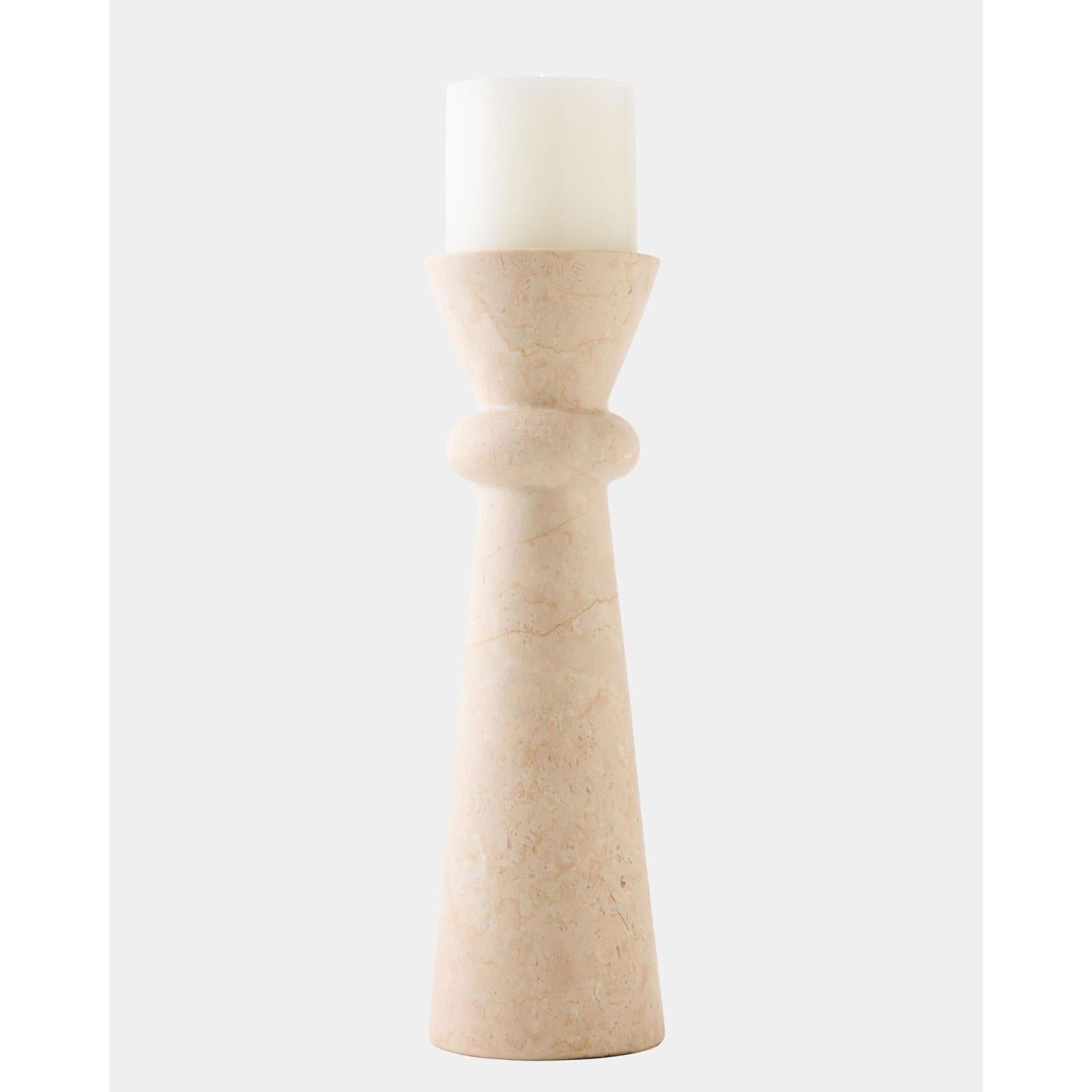 Global Views Botticino Candle Holder