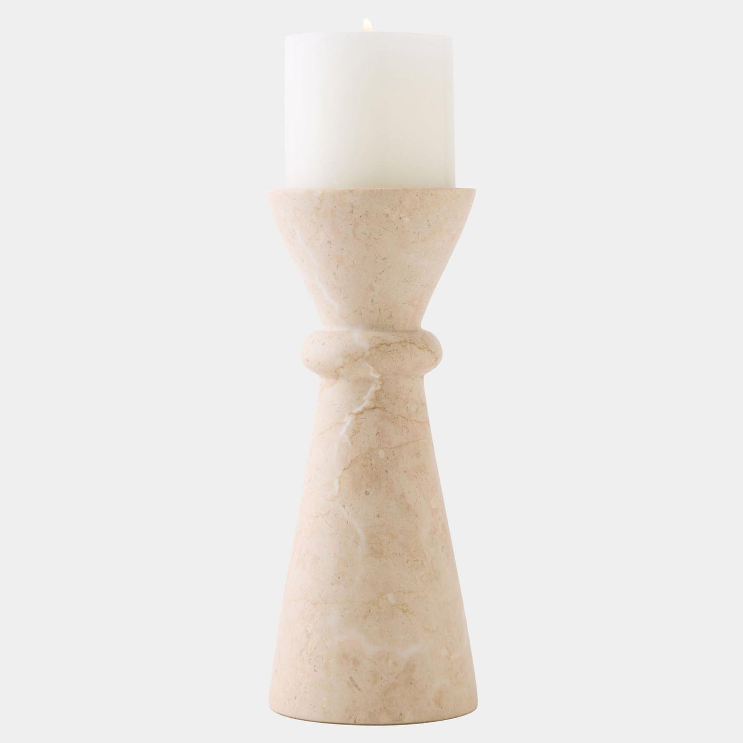Global Views Botticino Candle Holder