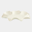 Global Views Frill White Tray