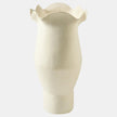 Global Views Frill White Vase