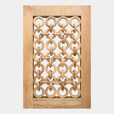 Global Views Anelli Wood Wall Art