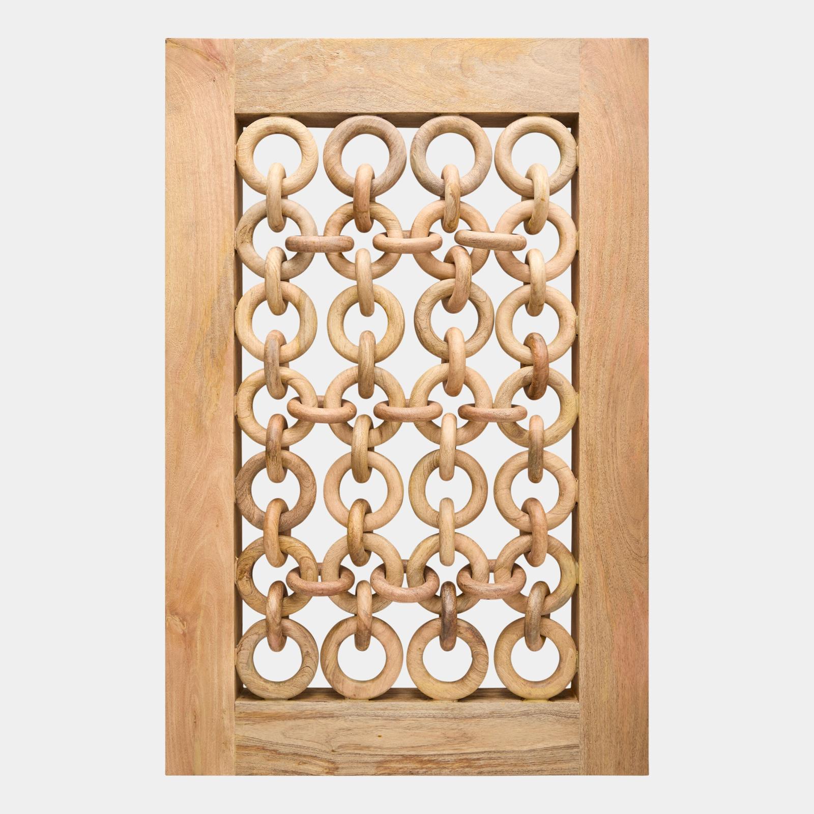 Global Views Anelli Wood Wall Art