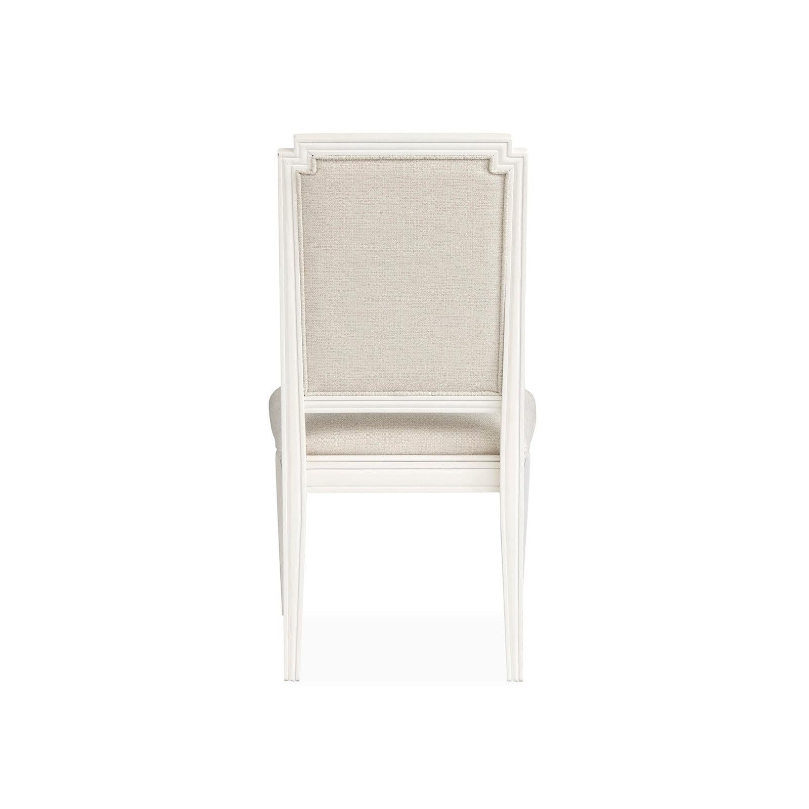 Magnussen Home Willowbrook Egg Shell White Side Chair Set of 2