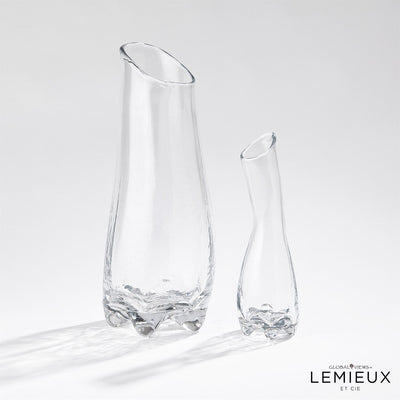 Global Views Clear Fleur de Verre