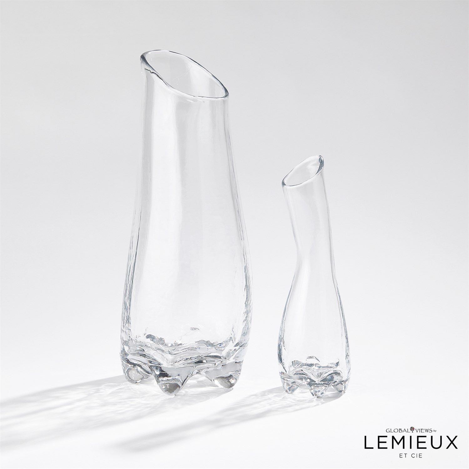 Global Views Clear Fleur de Verre Clearance