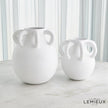 Global Views White Amphora Loop Vase