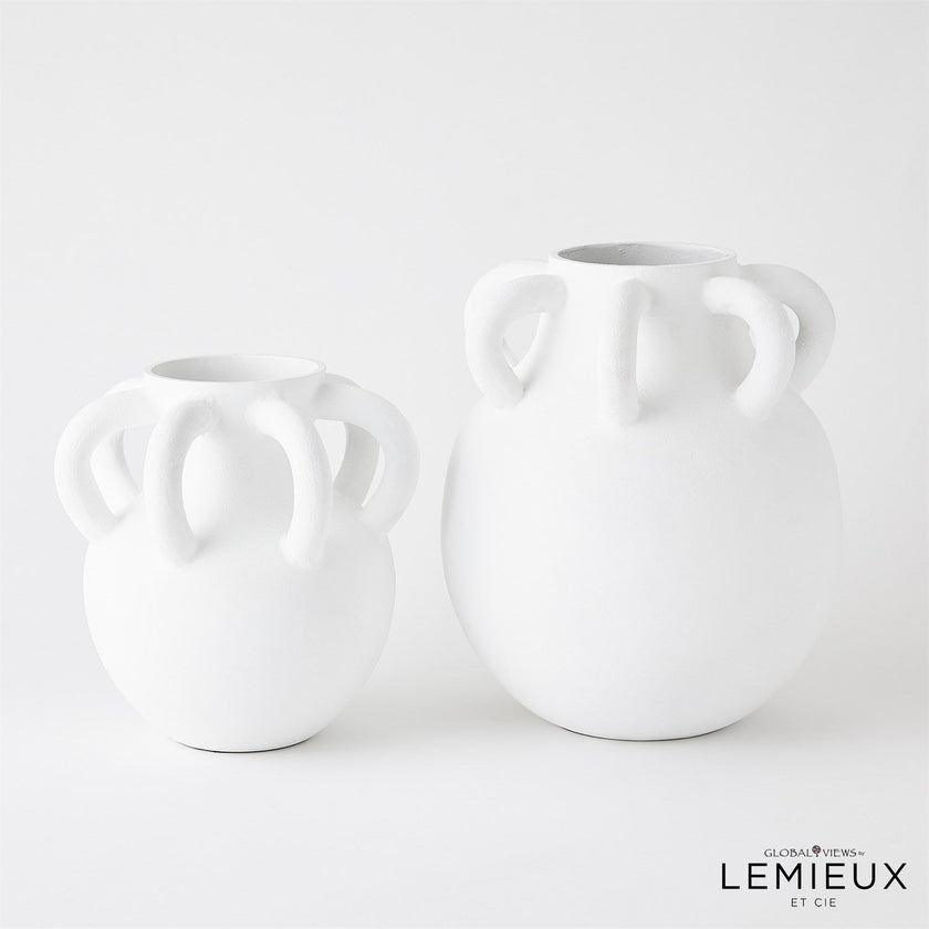 William D Scott for Global Views Amphora Loop Vase