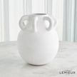 Global Views White Amphora Loop Vase