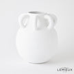 Global Views White Amphora Loop Vase