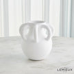 Global Views White Amphora Loop Vase