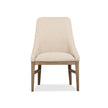 Magnussen Home Tristan Swiss Coffee Upholstered Arm Chair Set of 2