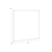 Sunpan Canyon Dreams Black Floater Frame