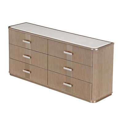 Michael Amini West Kensington Dresser - Sea Salt Caramel