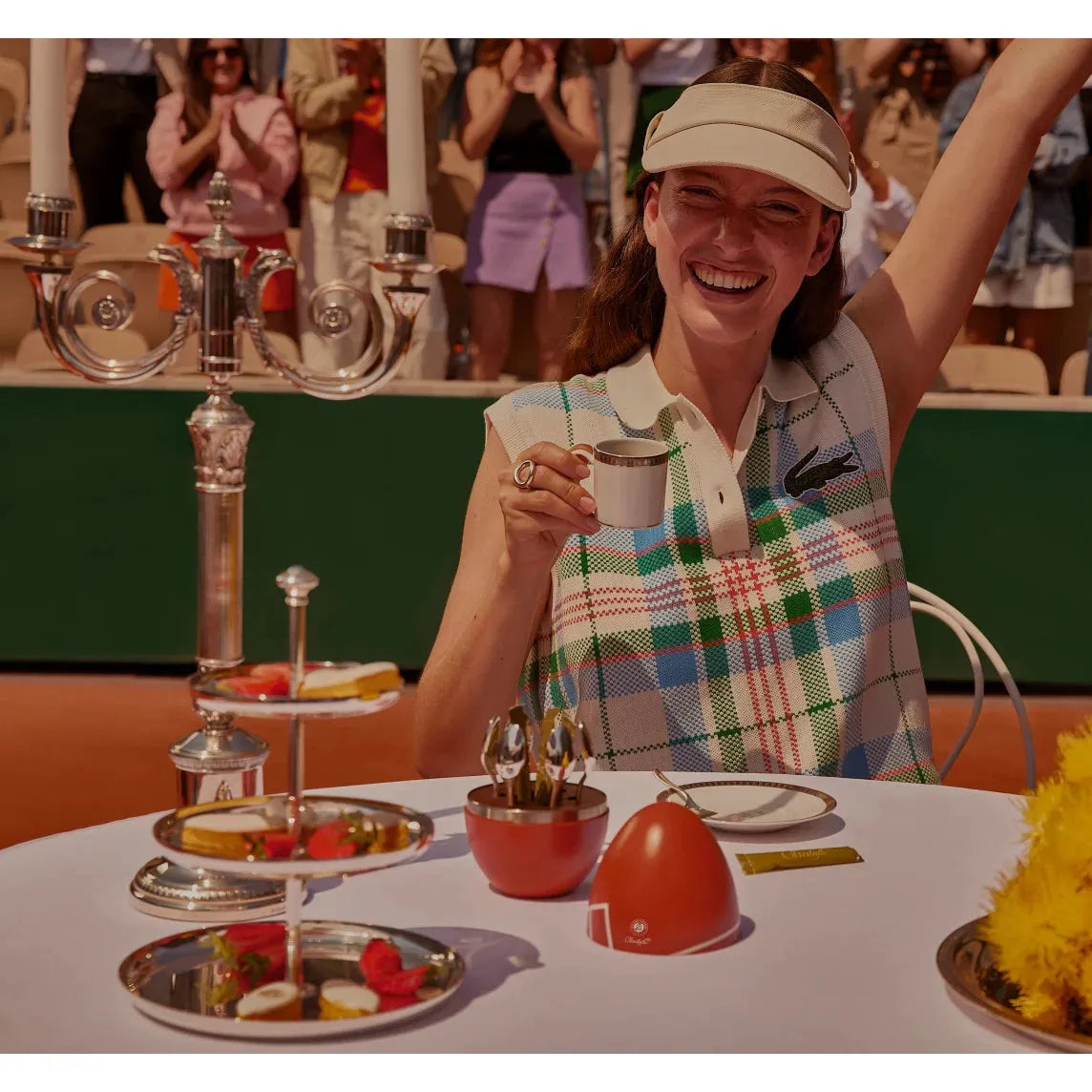 Christofle Mood Roland-Garros Mood Coffee - Silver-Plated 6-Piece Espresso Spoon Set