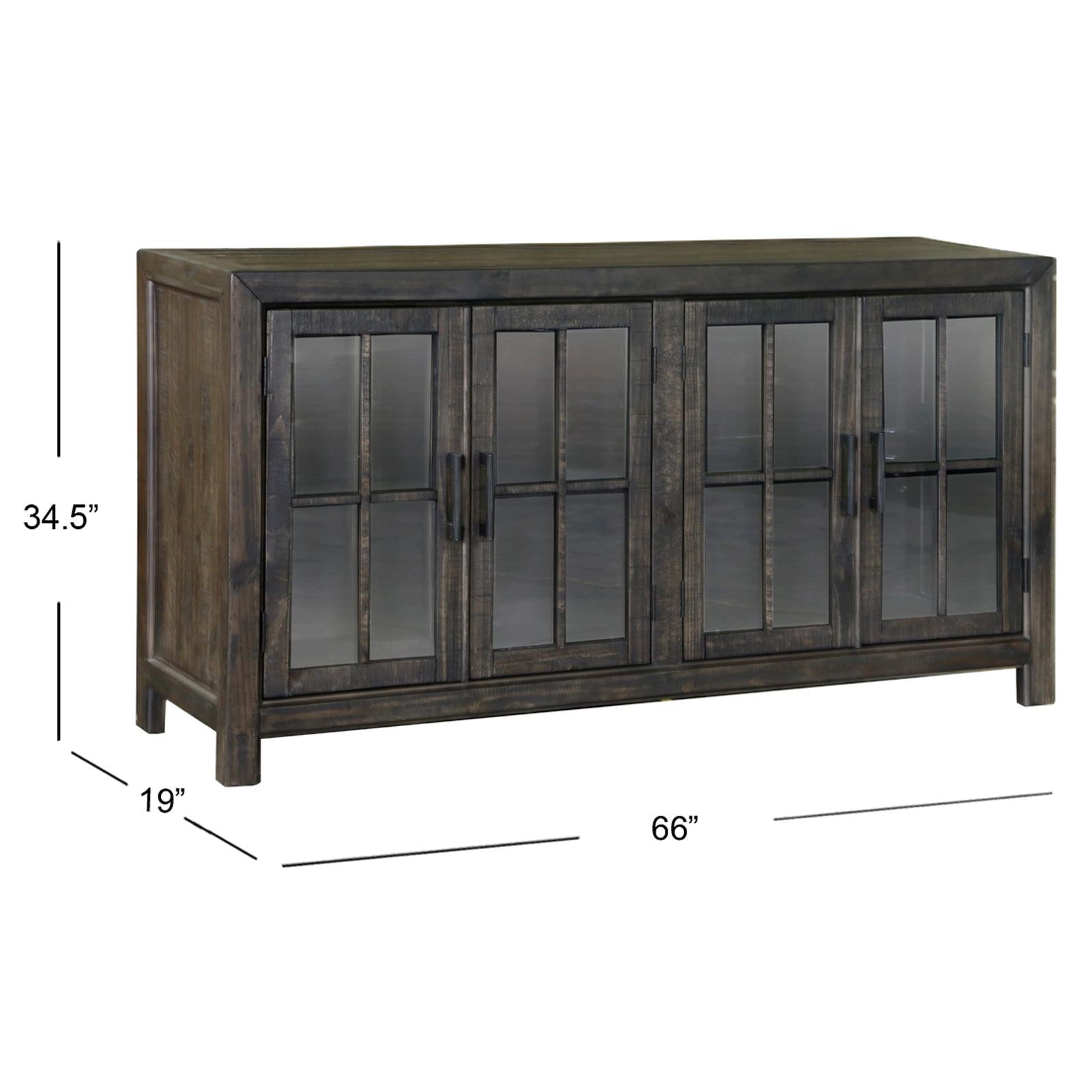 Magnussen Home Bellamy Peppercorn Buffet Curio