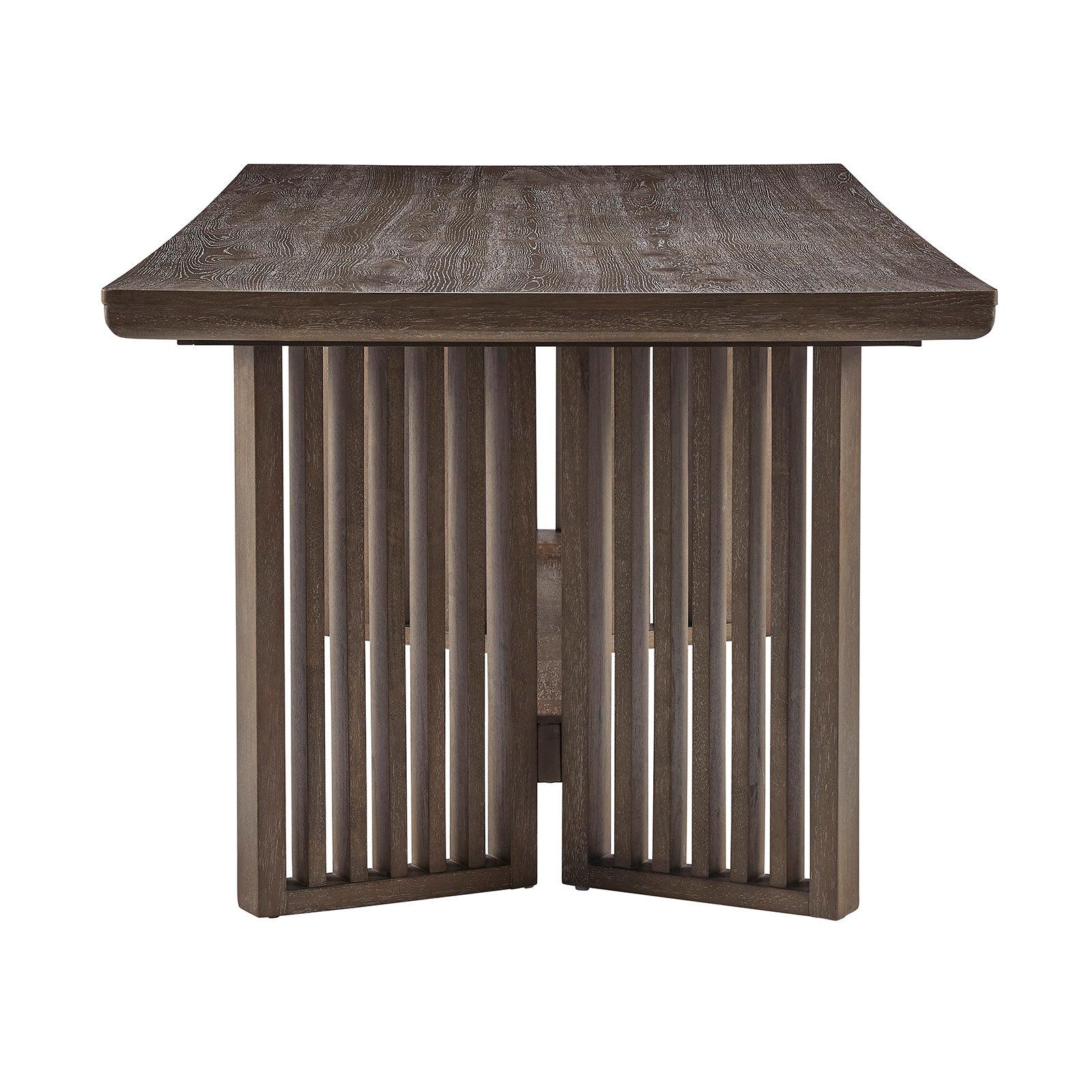 Magnussen Home Kavanaugh Weathered Kona Brown Rectangular Dining Table