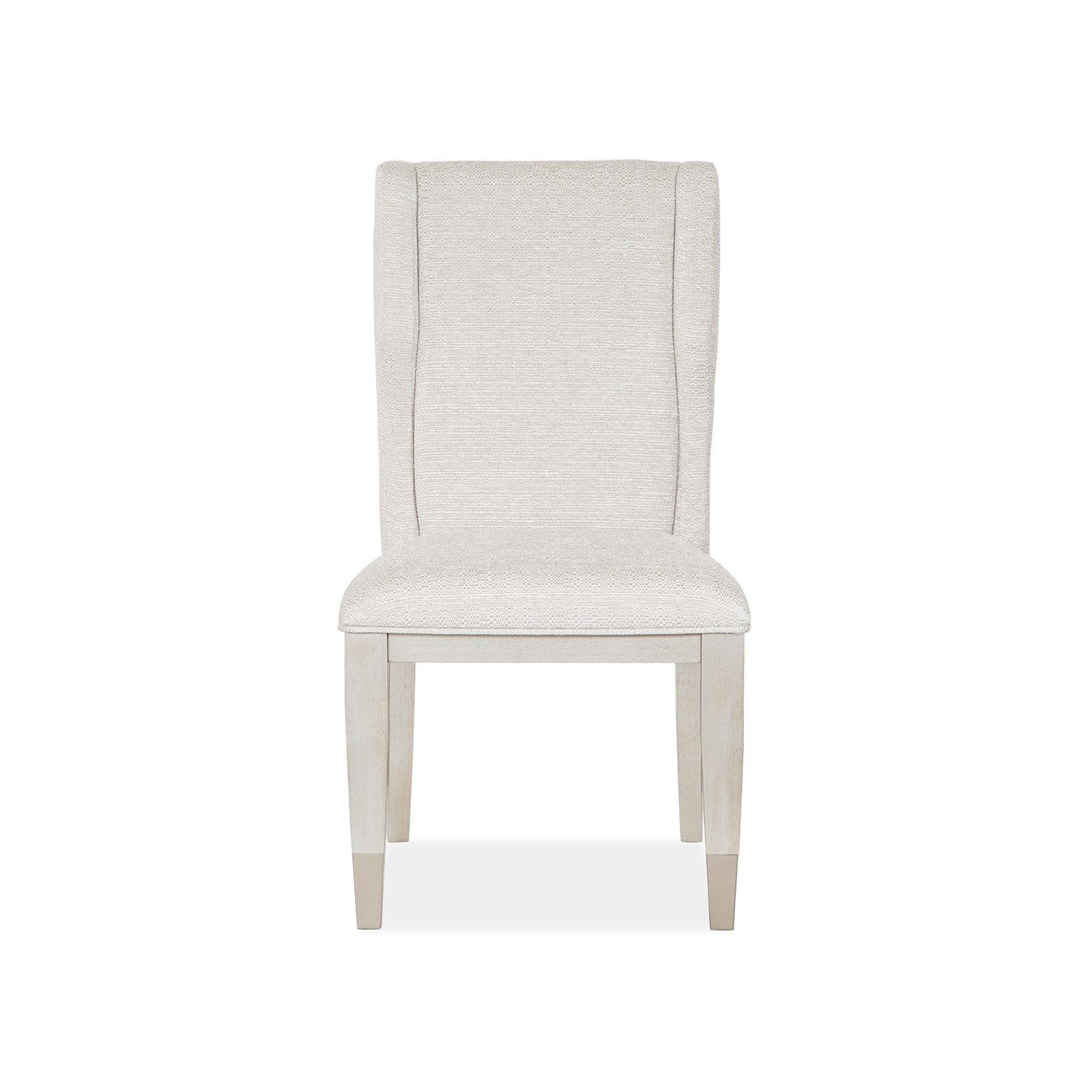 Magnussen Home Lenox Acadia White Upholstered Host Chair Set of 2