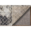 Feizy Kano 3873F Transitional Diamond Rug in Ivory/Gray/Taupe