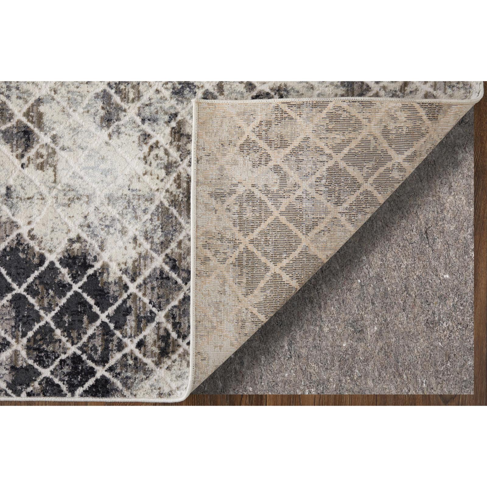 Feizy Kano 3873F Transitional Diamond Rug in Ivory/Gray/Taupe