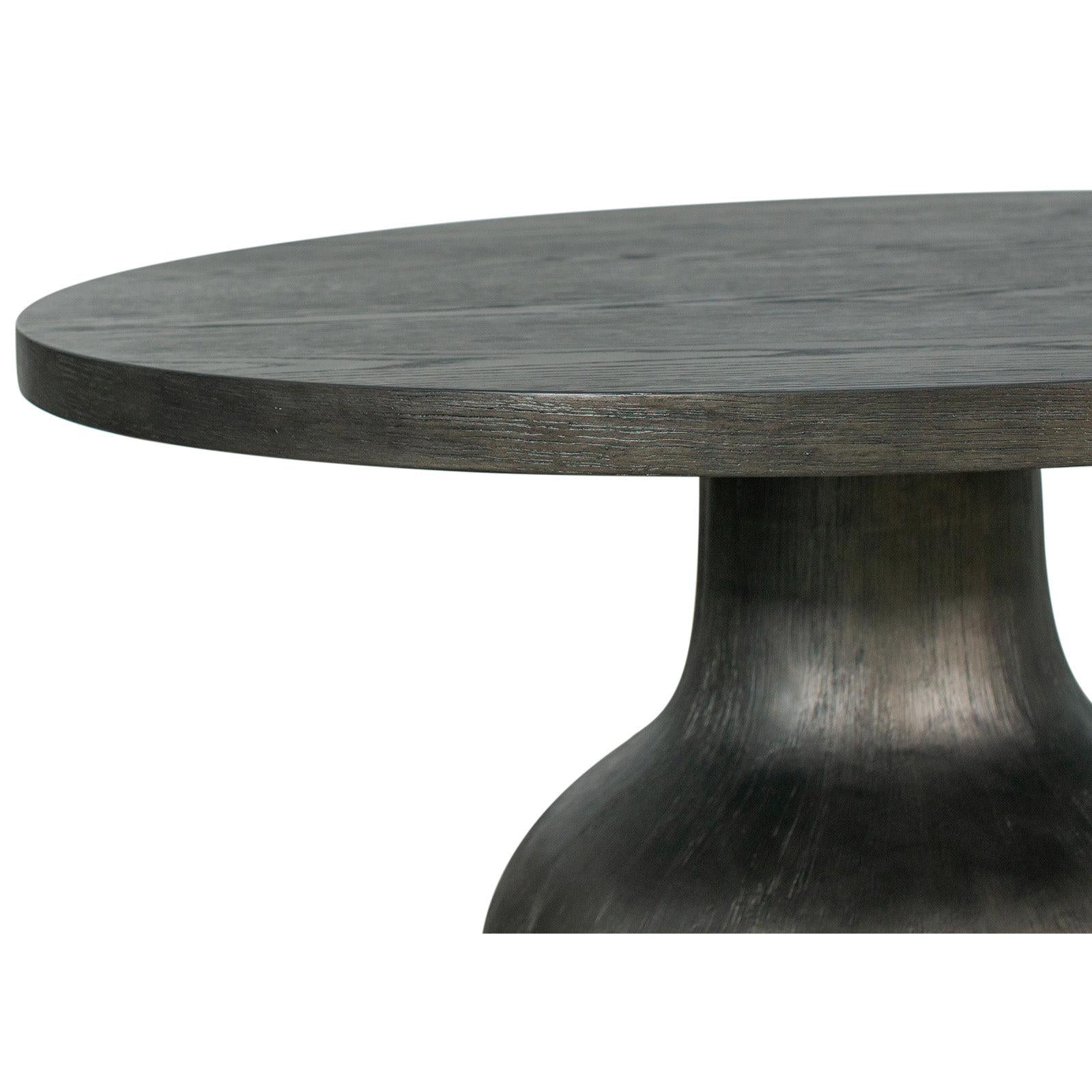 Magnussen Home Bosley Coffee Bean Round Cocktail Table