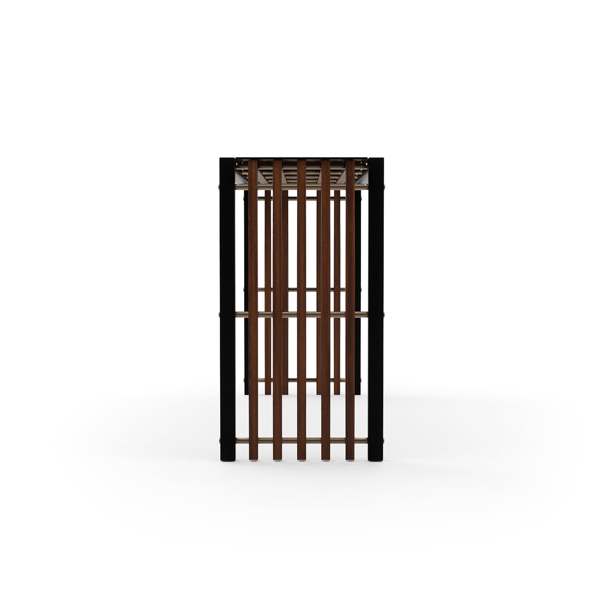Caracole Pinstripe Dark Console Table