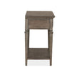 Magnussen Home Lancaster Dovetail Grey Rectangular Sofa Table