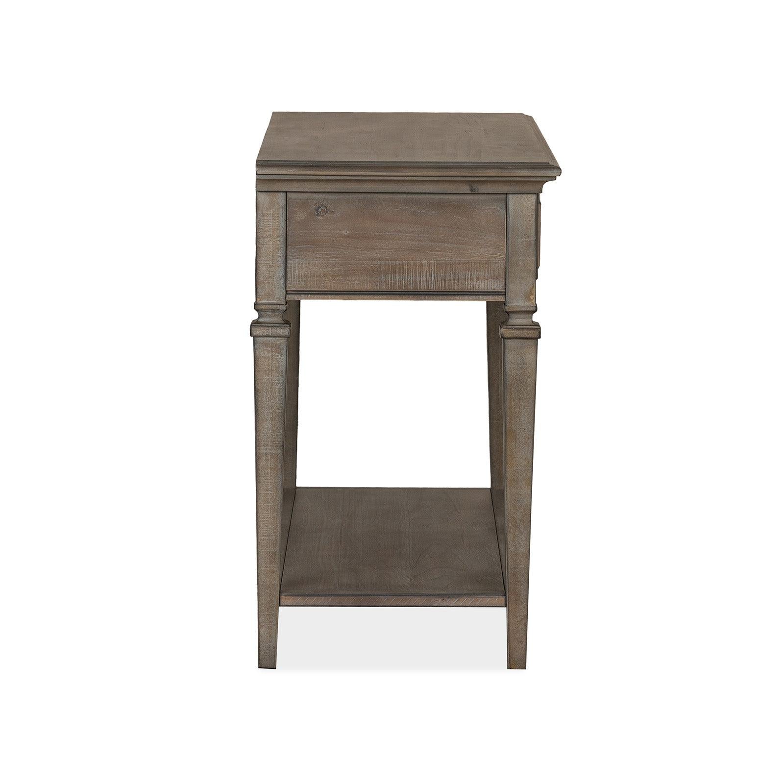 Magnussen Home Lancaster Dovetail Grey Rectangular Sofa Table