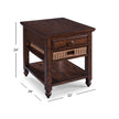 Magnussen Home Cottage Lane Coffee End Table