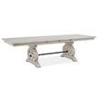 Magnussen Home Bronwyn Alabaster Extendable Rectangular Dining Table