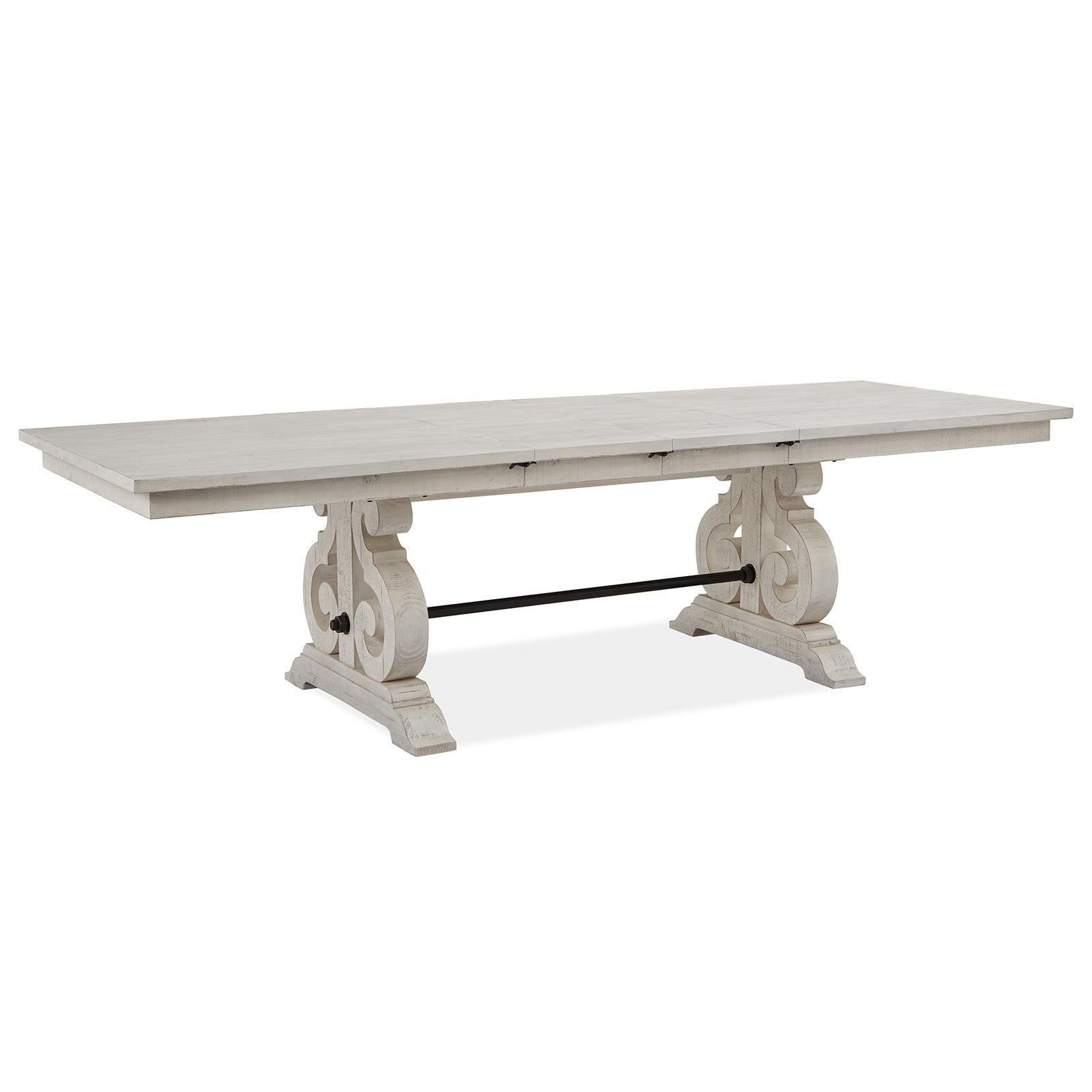 Magnussen Home Bronwyn Alabaster Extendable Rectangular Dining Table