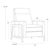 Sunpan Brandon Recliner - Shalimar Tobacco Leather