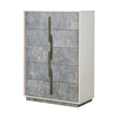 Michael Amini Pavira 5-Drawer Chest - Stone