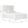 Magnussen Home Heron Cove Chalk White & Dovetail Grey Bed