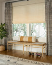 Colwyn Woven Rush Bench