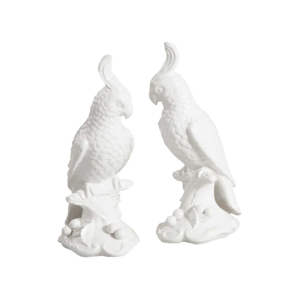 Chelsea House White Cockatoos Figure, Pair