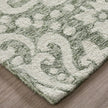 Feizy Belfort 8A28F Traditional Floral & Botanical Rug in Ivory/Green