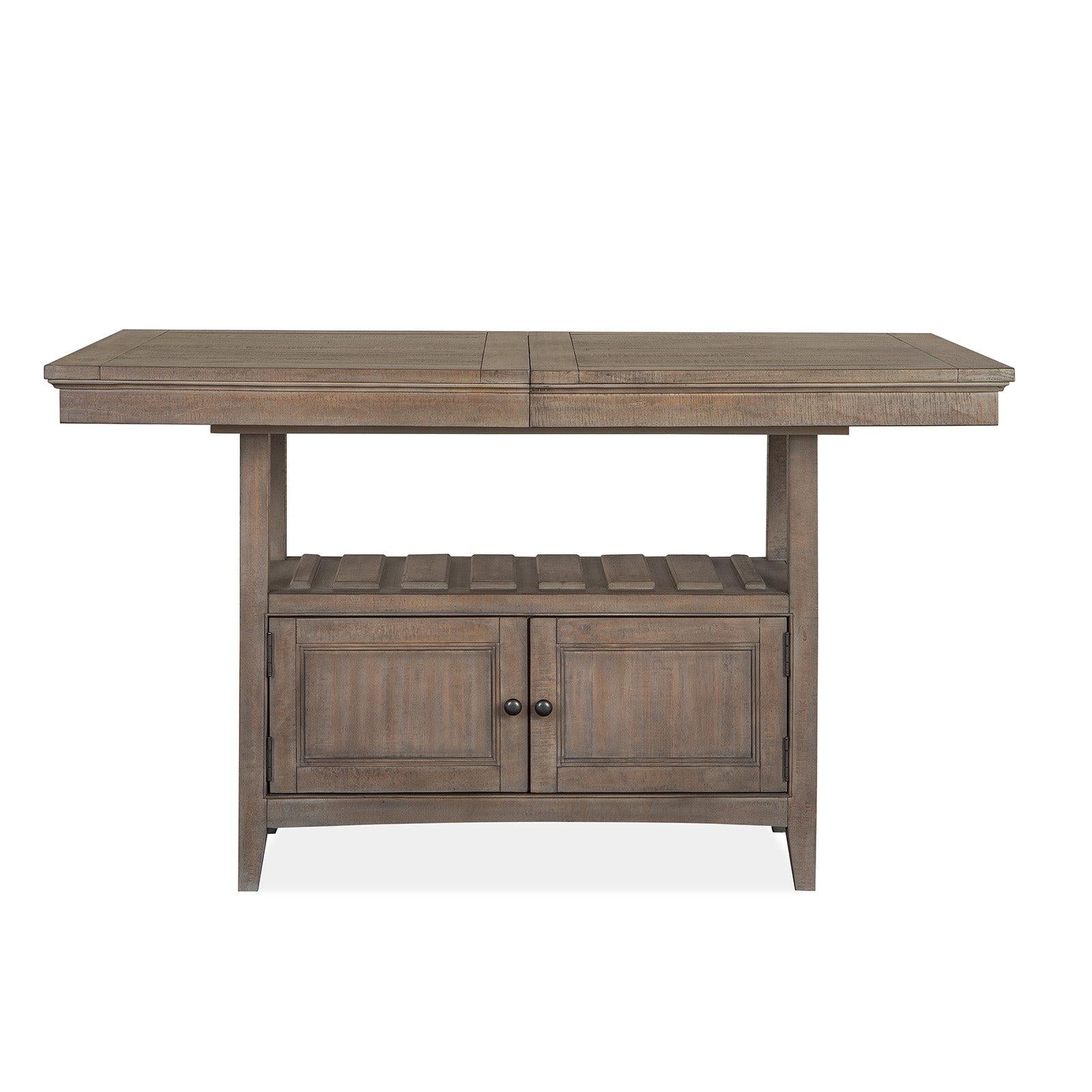 Magnussen Home Paxton Place Dovetail Grey Extendable Counter Height Dining Table