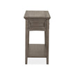 Magnussen Home Paxton Place Dovetail Grey Rectangular Sofa Table