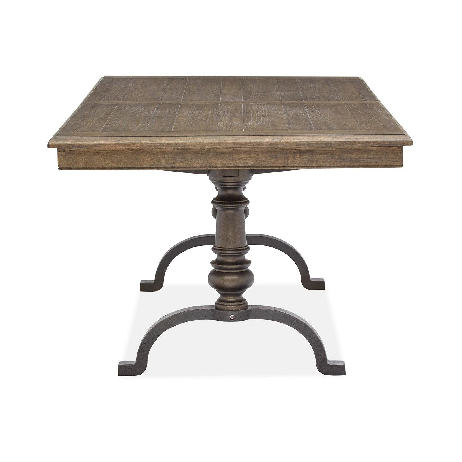 Magnussen Home Roxbury Manor Homestead Brown Extendable Rectangular Dining Table