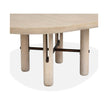 Salt Life Home Sunset Cove Sanibel Brown Extendable Round Dining Table