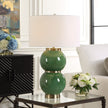Uttermost Banner Green Spheres Table Lamp