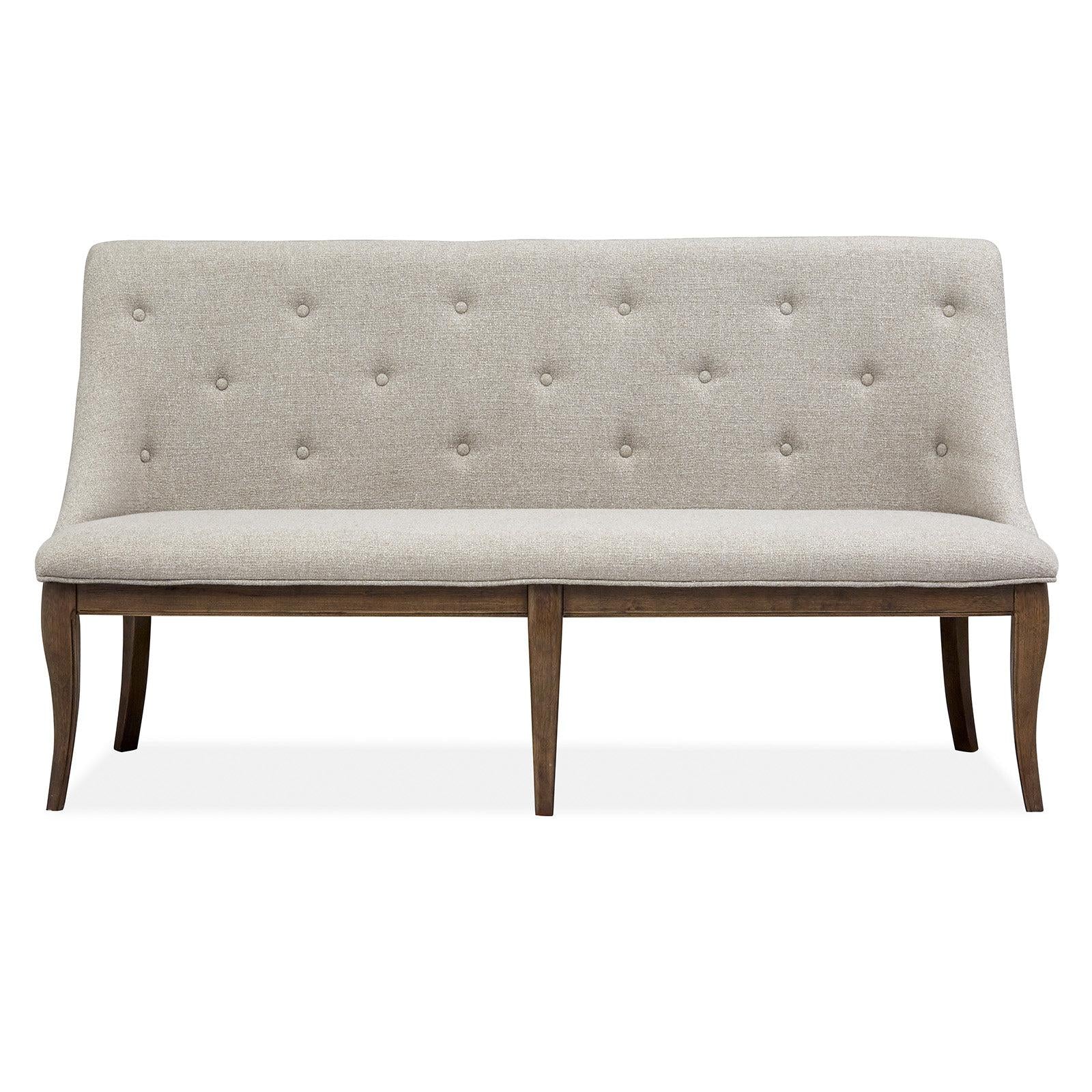 Magnussen Home Roxbury Manor Homestead Brown Upholstered Bench