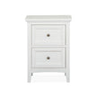 Magnussen Home Heron Cove Chalk White & Dovetail Grey Nightstand