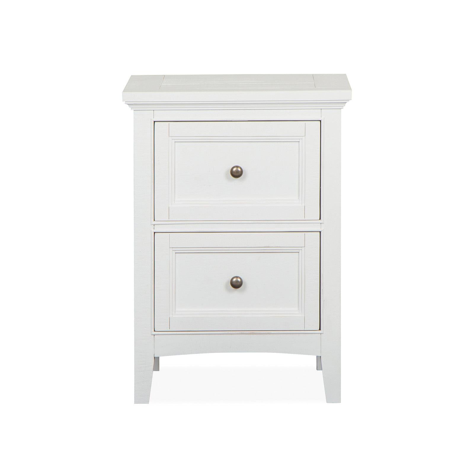 Magnussen Home Heron Cove Chalk White & Dovetail Grey Nightstand