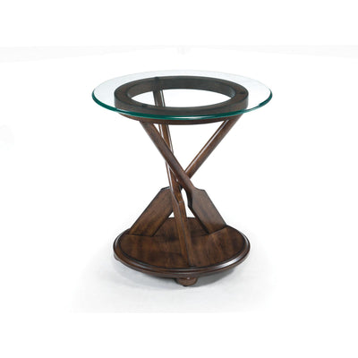 Magnussen Home Beaufort Dark Oak Round End Table