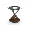 Magnussen Home Beaufort Dark Oak Round End Table