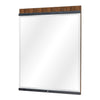 Michael Amini Kayner Dresser Mirror with LED Lights - Charcoal