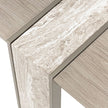 Michael Amini Lotus Bay Wide Rectangular Dining Table - Sand