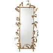 Global Views Antique Gold Bamboo Mirror